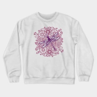 Dragonfly Mandala Crewneck Sweatshirt